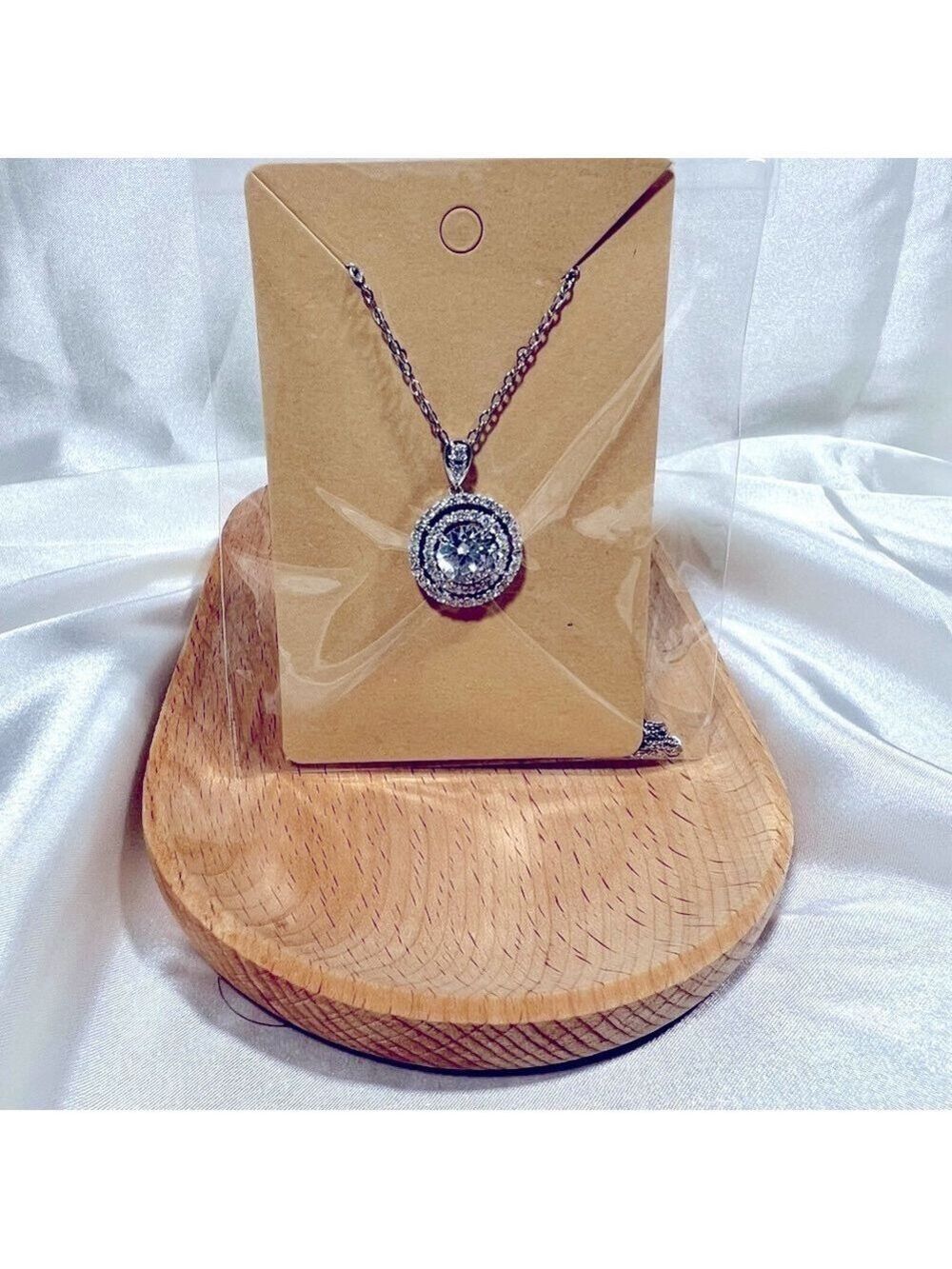 Clear Circle Necklace